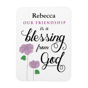 Magnet Flexible Votre amitié est une bénédiction d'aimant de Di