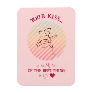 Magnet Flexible Votre baiser est.. Aimant Flexible pour Votre Amou