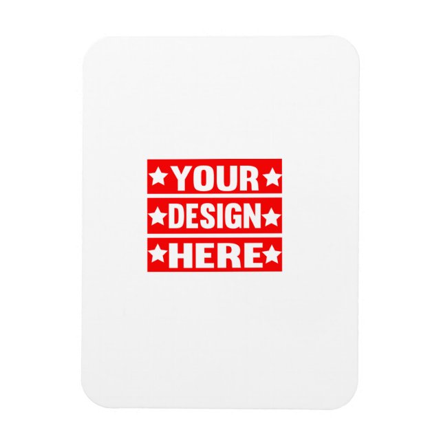 Magnet Flexible Votre conception ici personnalisée (Vertical)