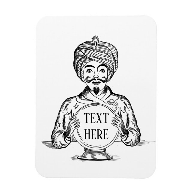 Magnet Flexible Votre futur "texte de Personnaliser" (Vertical)
