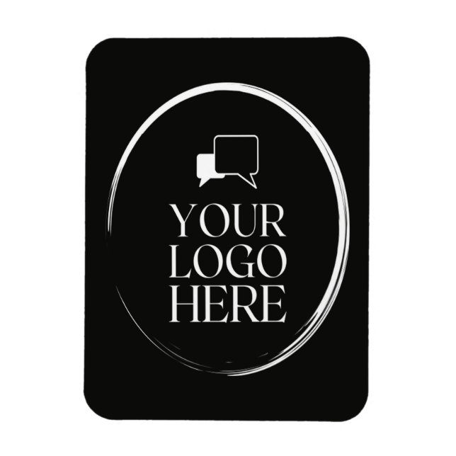 Magnet Flexible Votre logo ici moderne (Vertical)