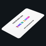 Magnet Flexible Votre Logo Nom Site Web Promotionnel Personnalisé<br><div class="desc">Logo Personnalisé Nom Site Web Promotionnel Personnalisé Entreprise Bureau Promotion Professionnel ou Personnel Personnalisable Couleurs et Texte Cadeau Moderne - Ajouter Votre Logo - Image - Photo / Nom - Entreprise / Site Web ou E-mail ou Téléphone - Coordonnées / Adresse - Redimensionner et déplacer ou supprimer / Ajouter des...</div>