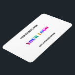 Magnet Flexible Votre Logo Nom Site Web Promotionnel Personnalisé<br><div class="desc">Logo Personnalisé Nom Site Web Promotionnel Personnalisé Entreprise Bureau Promotion Professionnel ou Personnel Personnalisable Couleurs et Texte Cadeau Moderne - Ajouter Votre Logo - Image - Photo / Nom - Entreprise / Site Web ou E-mail ou Téléphone - Coordonnées / Adresse - Redimensionner et déplacer ou supprimer / Ajouter des...</div>