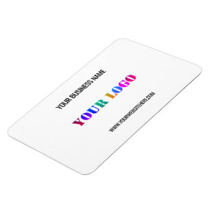 Magnet Flexible Votre Logo Nom Site Web Promotionnel Personnalisé