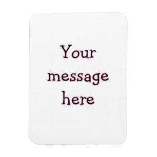 Magnet Flexible Votre message ici ajoutez le nom du texte image ci