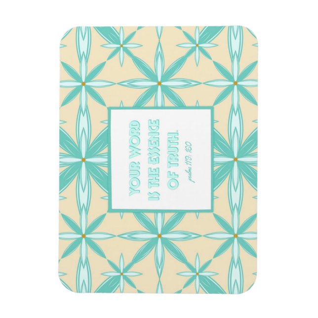 Magnet Flexible Votre Parole est l'essence de la vérité - Ps 119:1 (Vertical)