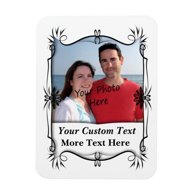 Magnet Flexible Votre Photo Sur Un Aimant Flexible (Vertical)