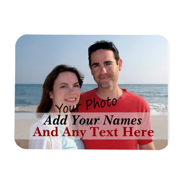 Magnet Flexible Votre Photo Sur Un Aimant Flexible (Horizontal)