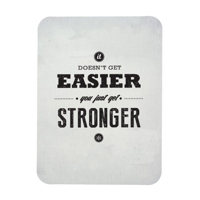 Magnet Flexible Vous Devez Plus Forte - Aimant (Vertical)