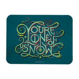 Magnet Flexible Vous êtes l'un de nous maintenant Green Graphic