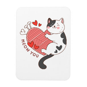 Magnet Flexible Vous êtes un joli chat pour la Saint-Valentin