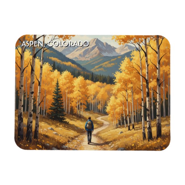 Magnet Flexible Voyage à Aspen Colorado (Horizontal)