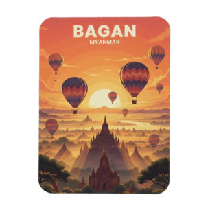 Magnet Flexible Voyage à Bagan Myanmar