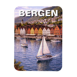 Magnet Flexible Voyage à Bergen en Norvège