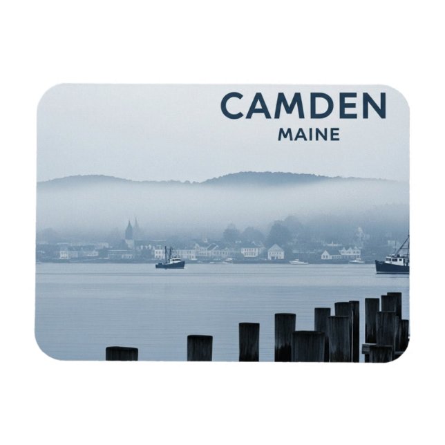 Magnet Flexible Voyage à Camden dans le Maine (Horizontal)