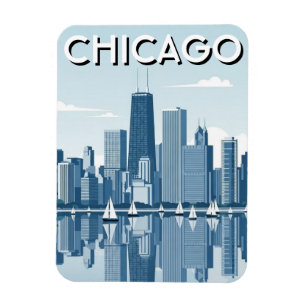 Magnet Flexible Voyage à Chicago Illinois