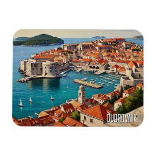 Magnet Flexible Voyage à Dubrovnik en Croatie