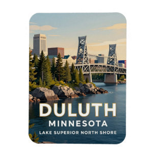 Magnet Flexible Voyage à Duluth Minnesota Lac Supérieur