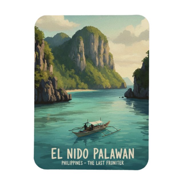 Magnet Flexible Voyage à El Nido Philippines (Vertical)