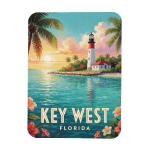 Magnet Flexible Voyage à Key West, Floride Islande