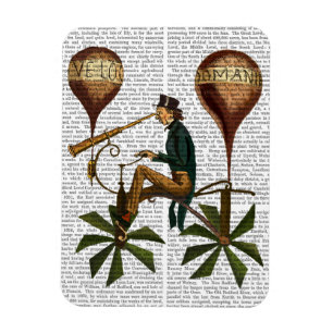 Magnet Flexible Voyage A La Lune Hot Air Balloon