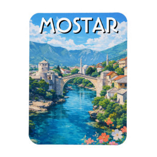 Magnet Flexible Voyage à Mostar en Bosnie-Herzégovine