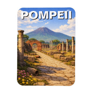 Magnet Flexible Voyage à Pompéi Italie