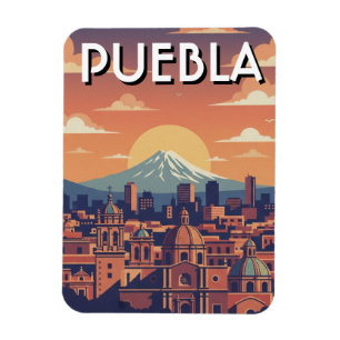 Magnet Flexible Voyage à Puebla au Mexique