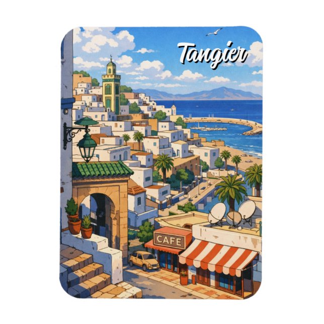 Magnet Flexible Voyage à Tanger Maroc (Vertical)