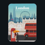 Magnet Flexible Voyage Art Voyage À Londres Angleterre<br><div class="desc">Voyage Art Voyage À Londres Angleterre</div>