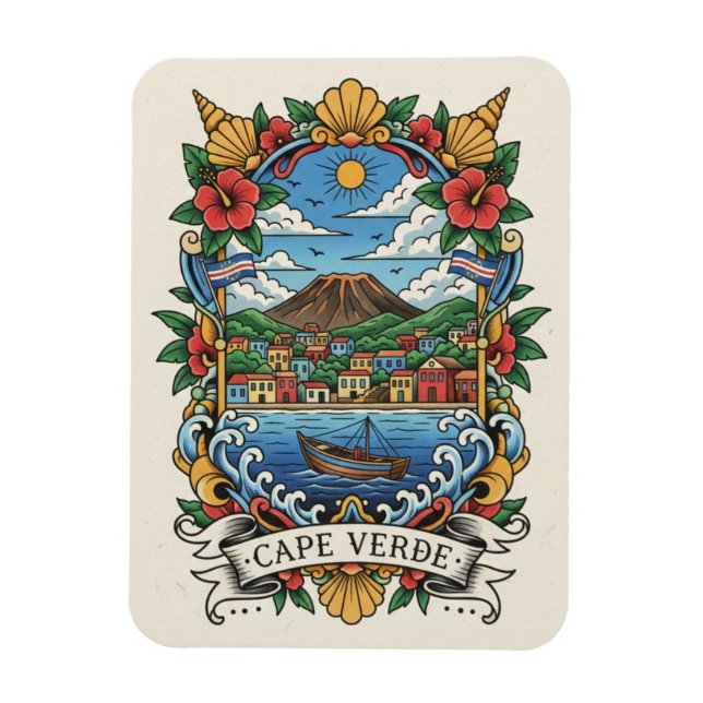 Magnet Flexible Voyage au Cap-Vert (Vertical)