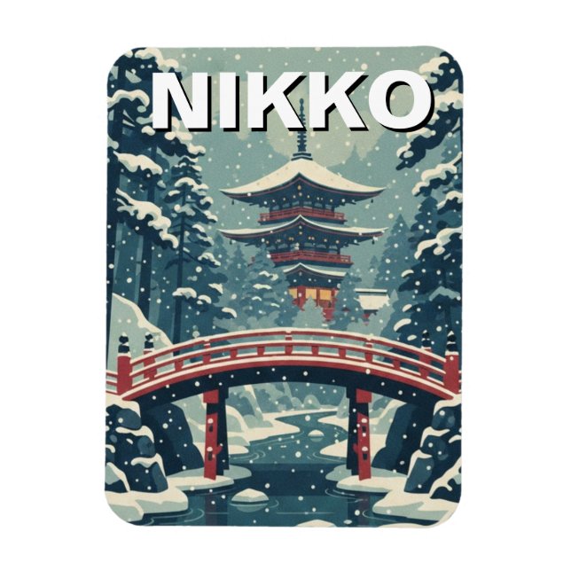 Magnet Flexible Voyage au Japon à Nikko (Vertical)