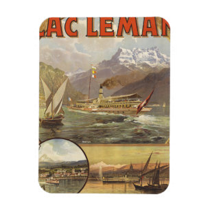Magnet Flexible Voyage au Lac Léman