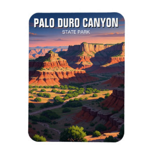 Magnet Flexible Voyage au Texas Palo Duro Canyon State Park
