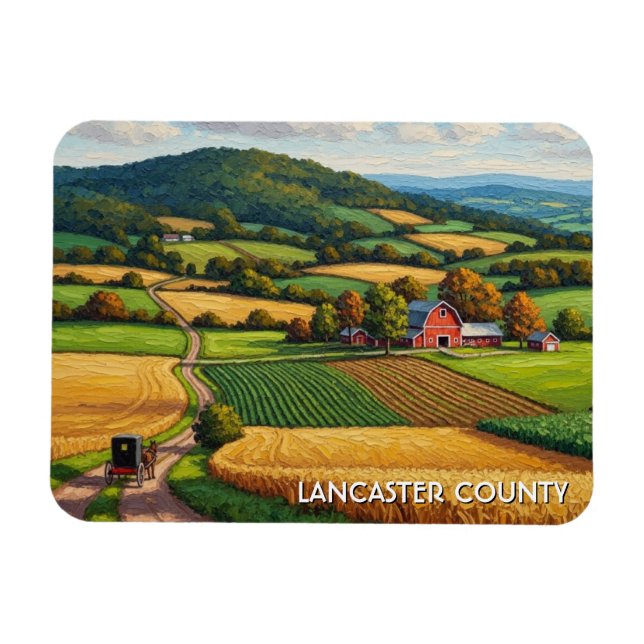 Magnet Flexible Voyage dans le comté de Lancaster en Pennsylvanie (Horizontal)