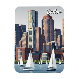 Magnet Flexible Voyage dans le port de Boston