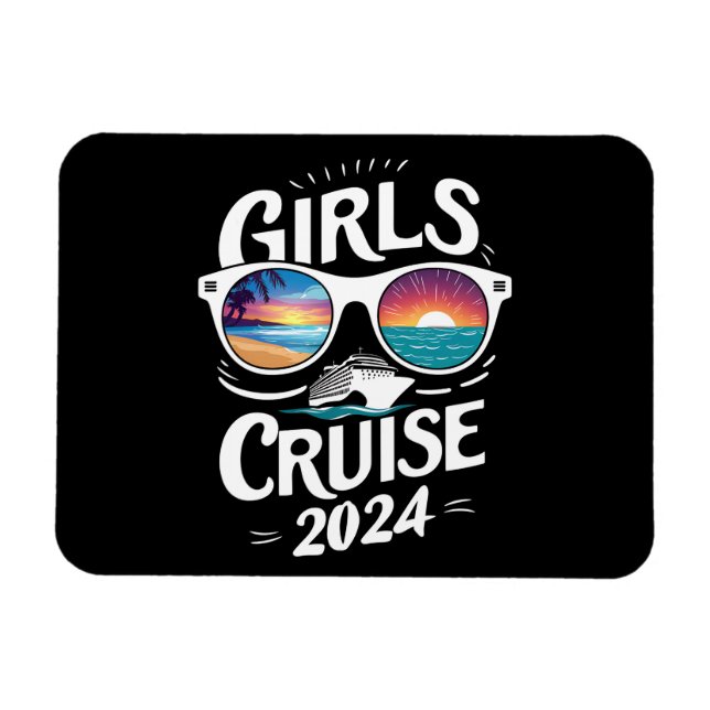 Magnet Flexible Voyage de croisière pour filles 2024 Amateurs de v (Horizontal)