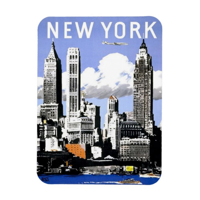Magnet Flexible Voyage de New York (Vertical)
