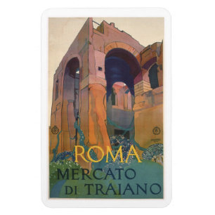Magnet Flexible Voyage de Rome Vintage