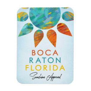 Magnet Flexible Voyage de soleil de Boca Raton la Floride