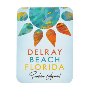 Magnet Flexible Voyage de soleil de Delray Beach la Floride