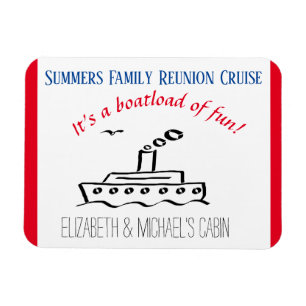 Magnet Flexible Voyage en famille Croisière bateau vacances person