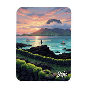 Magnet Flexible Voyage en île de Jeju Corée du Sud
