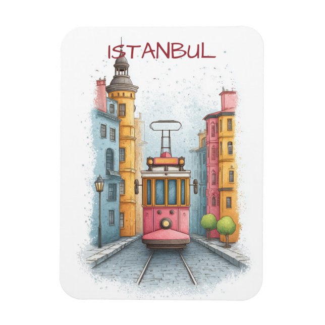 Magnet Flexible Voyage Istanbul Turquie (Vertical)