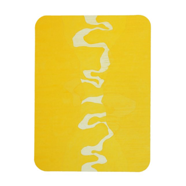 Magnet Flexible Voyage jaune (Vertical)