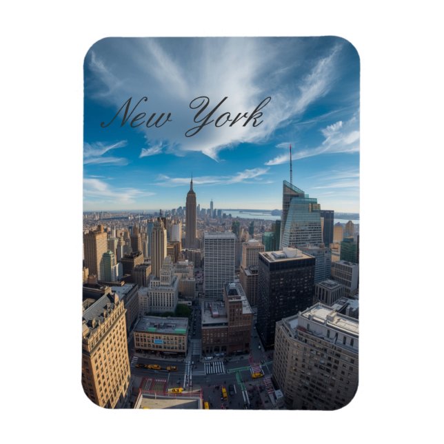 Magnet Flexible Voyage panoramique à New York  (Vertical)