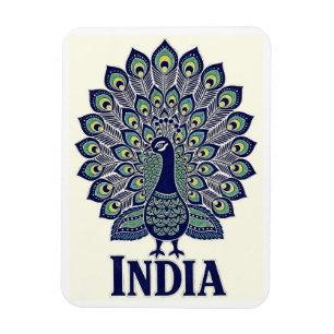 Magnet Flexible Voyage Paon Inde