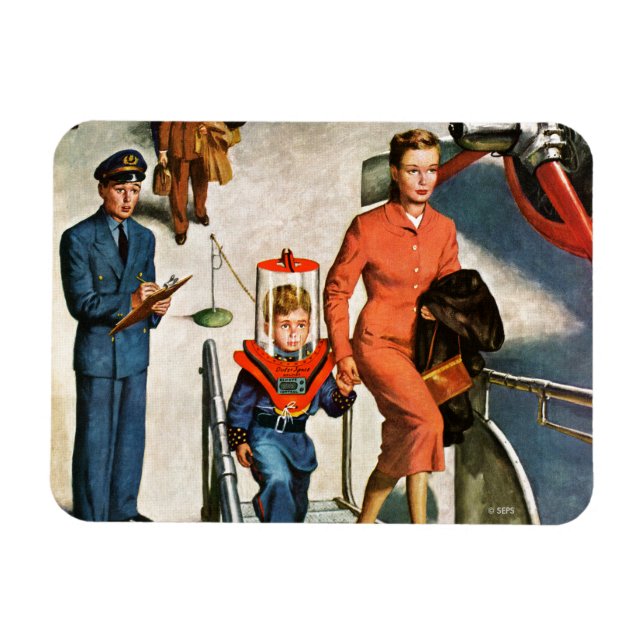 Magnet Flexible Voyageur spatial (Horizontal)