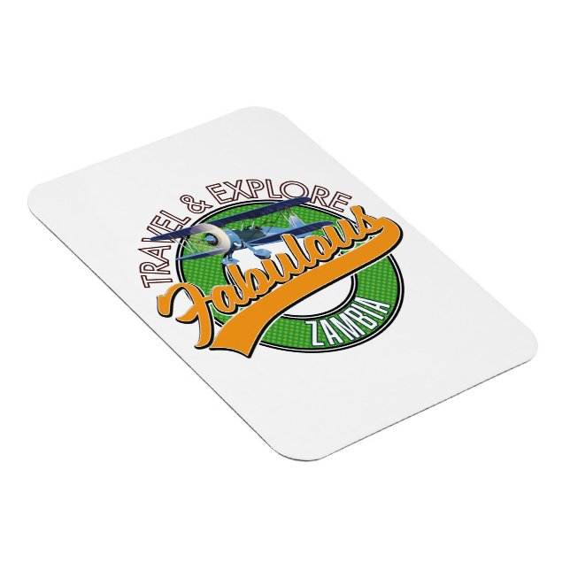 Magnet Flexible Voyagez et explorez la fabuleuse Zambie (Côté Droit)