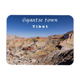 Magnet Flexible Vue aérienne du monastère de Gyantse & Palcho - Ti